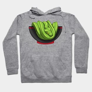 Snake with Ramen Bowl Hoodie